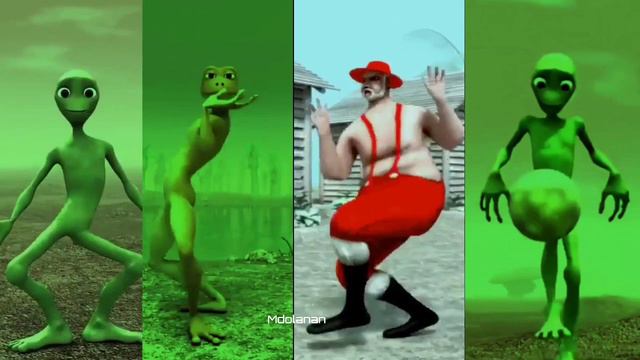 Alien Dance VS Funny Alien VS Dame Tu Cosita VS Funny Alien Dance VS Green Alien Dance VS Dance Son