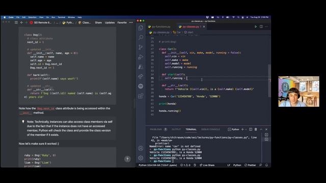 Python Classes смотреть онлайн