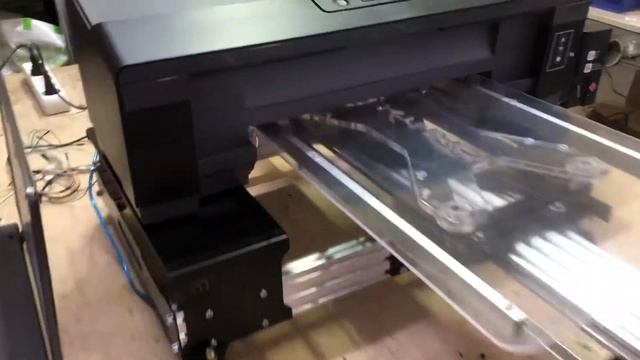 Планшетный принтер и набор для переделки из обычного принтера Epson смотреть онлайн