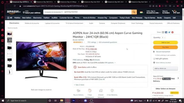 Best Gaming Monitor under * 10000 rs to 15000 rs * ?? | Budget gaming Series | Part-5 |S T O R M смотреть онлайн