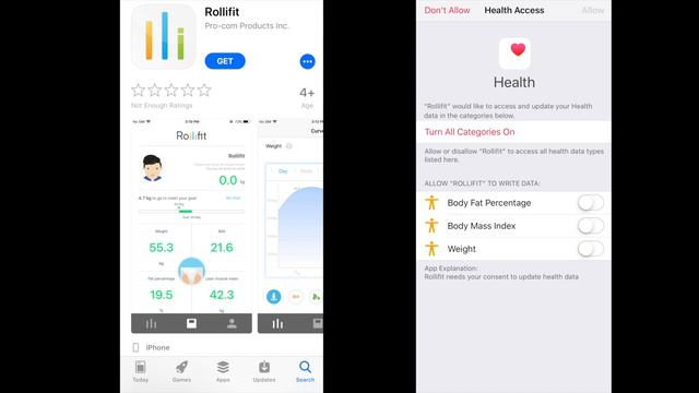 Rollifit Digital Smart Scale - Review & Demo смотреть онлайн