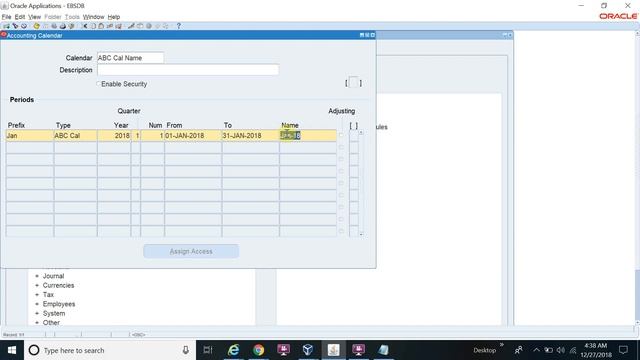 How to Define Calendar in Oracle R12 - Part 9 смотреть онлайн