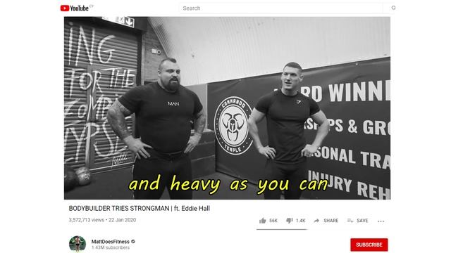 Matt Does Eddie Hall смотреть онлайн