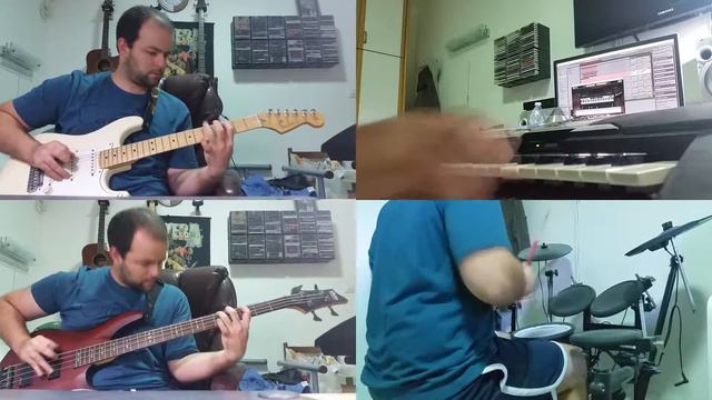 One-Man Band Rock Jam #2 [Guitar/Bass/Keyboard/Drums] смотреть онлайн