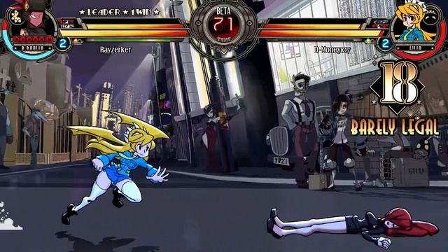 Skullgirls 2nd Encore:  Black Dahlia Palettes And Good Granny Voice Pack Gameplay