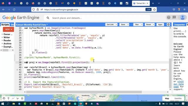 Google Earth Engine 28: Extract Monthly Rainfall Data using Earth Engine | Beginners смотреть онлайн