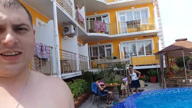 Крым. Бассейн в отеле Согдиана. Николаевка, курорты Крыма. смотреть онлайн