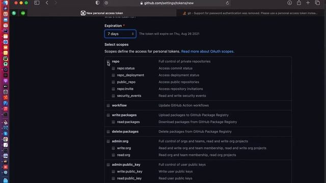 remote: Support for password authentication was removed on August 13, 2021 смотреть онлайн
