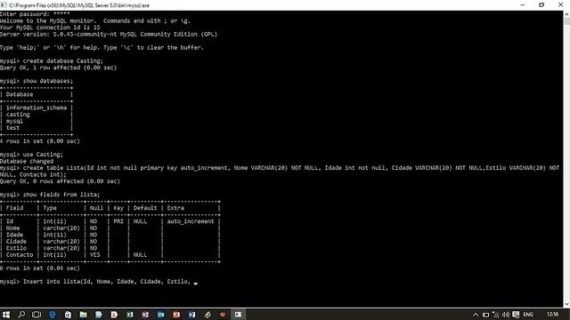 Vídeo aula MySQL Command line смотреть онлайн