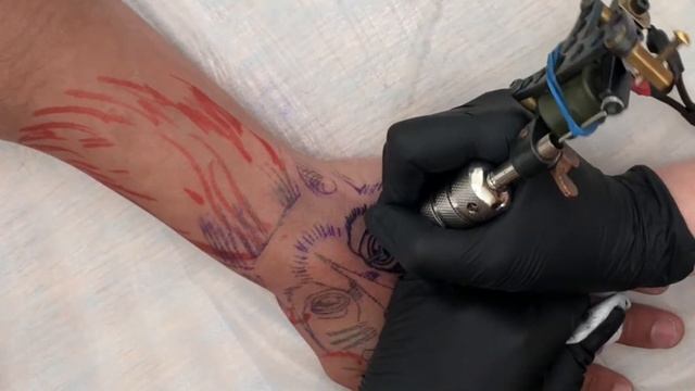 Татуировка енот на кисти смотреть онлайн