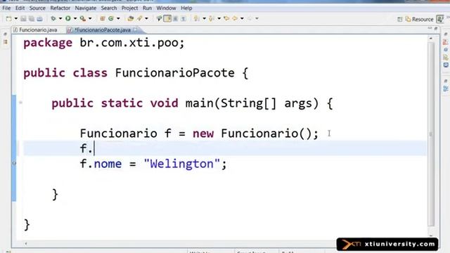 Universidade XTI JAVA 040 Métodos get e set Encapsulamento смотреть онлайн