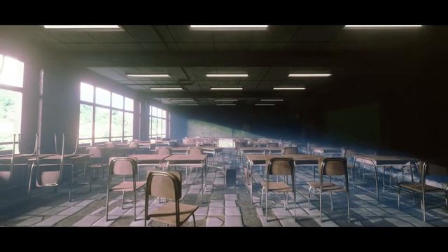 3d Classroom scene made with Blender EEVEE смотреть онлайн