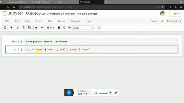Python+Data: DataFrames in Hindi смотреть онлайн