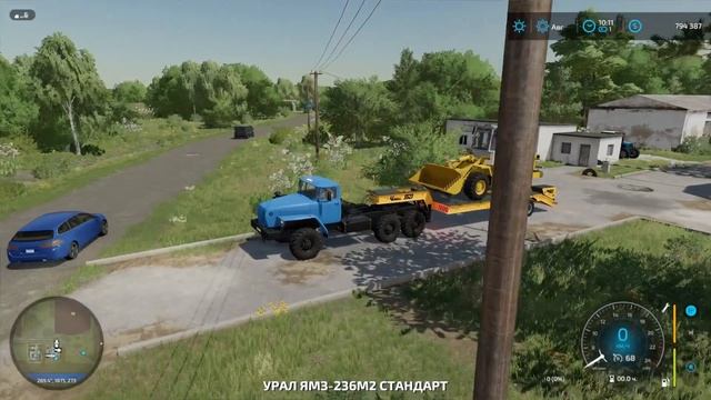 Карта "Малиновка"! Начало: покупка базы, поля №2 и карьера "Луговой" - Farming Simulator 22 смотреть онлайн