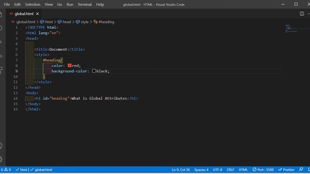 What is Global Attributes? | class and id attributes in HTML | HTML Tutorials смотреть онлайн