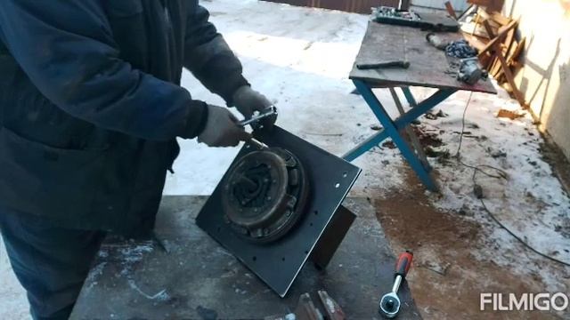 сцепление ваз на самодельный минитрактор смотреть онлайн