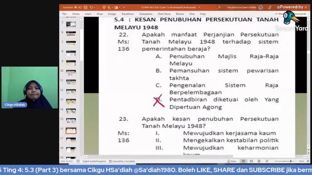 KELAS ULANGKAJI SEJARAH TING 5 KSSM BEDAH DAN BONGKAR BAB 5 TING 4 - 5.3 (PART 3) смотреть онлайн