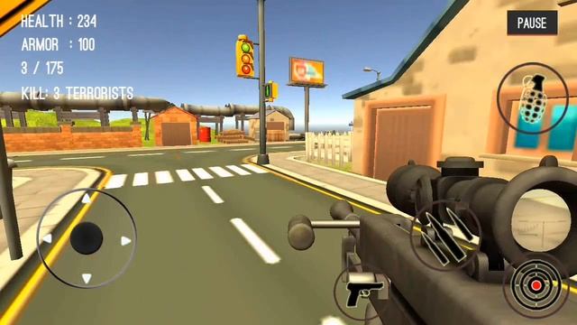 Counter Attack Terrorist City | Last 5 Levels смотреть онлайн