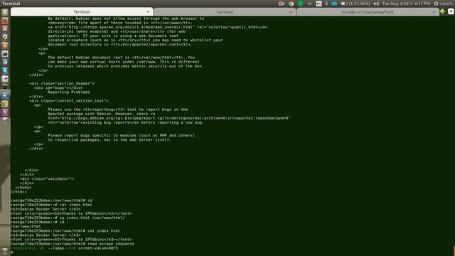 Port forwarding running Docker container смотреть онлайн
