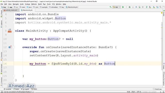 Android tutorial - Concept ( lateinit and lazy ) смотреть онлайн
