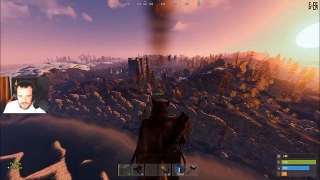 ЗАЛЁТ на КОСМОДРОМ в РАСТ/RUST смотреть онлайн