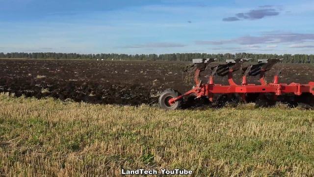 Трактор пашет сам! Гусеничный John Deere 9460RT и 11ти корпусный оборотный плуг Gregoire Besson! смотреть онлайн