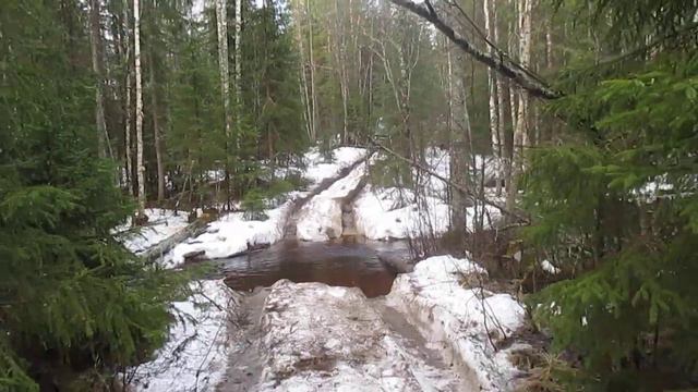 Карелия Весна УАЗ едем на рыбалку ч.2 смотреть онлайн