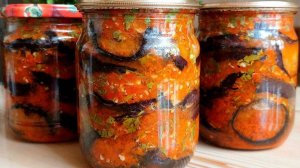 Лучшие РЕЦЕПТЫ БАКЛАЖАНОВ на зиму! Вкусные баклажаны без стерилизации! (Съедаются первыми!!!)