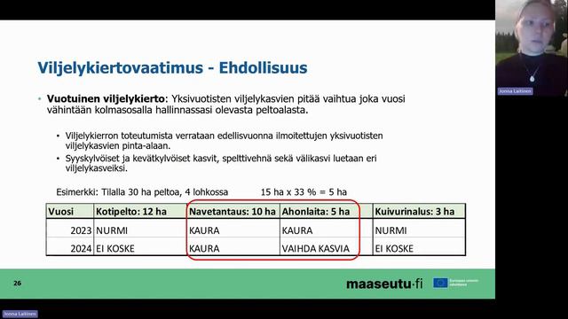 Hämeen Viljelijäkoulutus: Syysilmoitus 2023