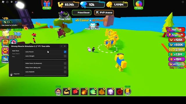 [FREE UGC] Strong Muscle Simulator 2 OP Script (2023) PASTEBIN смотреть онлайн