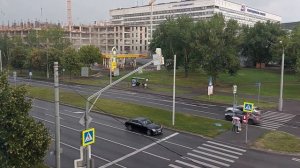 Монорельс. Москва. Весь маршрут. Темирязевская - Улица Сергея Эйзенштейна. Вид справа.