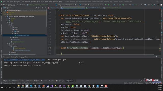 Flutter Tutorial - Shopping App #18 Integrate Firebase Cloud Messaging смотреть онлайн