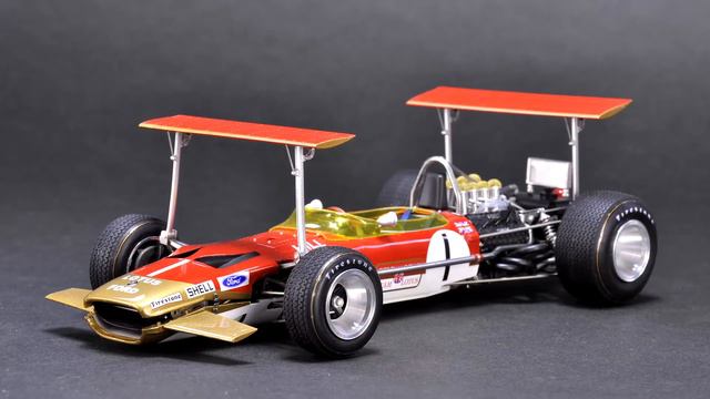 1/20 scale GP car kits : LOTUS 49 смотреть онлайн