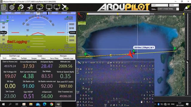 FPV Long Range 5.8Ghz 1W (100km/200km)+3DR Telemetry RFD900 1W....100% !!! TEST#2