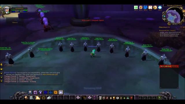 XtremeWoW 255 Private Funserver 3.3.5a - Worgen/Goblin & Cata/MOP Items. смотреть онлайн