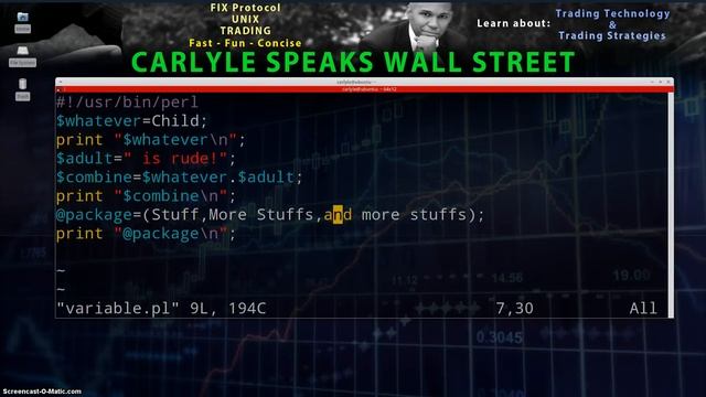 Perl tutorials: Variables, Array [Part 1] смотреть онлайн