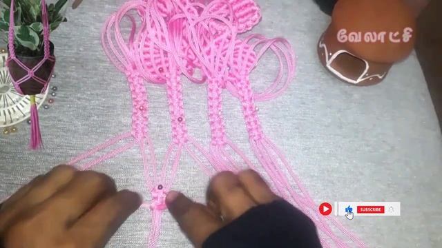 DIY Macrame Plant Hanger Part # 2 | Macrame Plant Hanger Tutorial for Beginner | Home Decoration смотреть онлайн