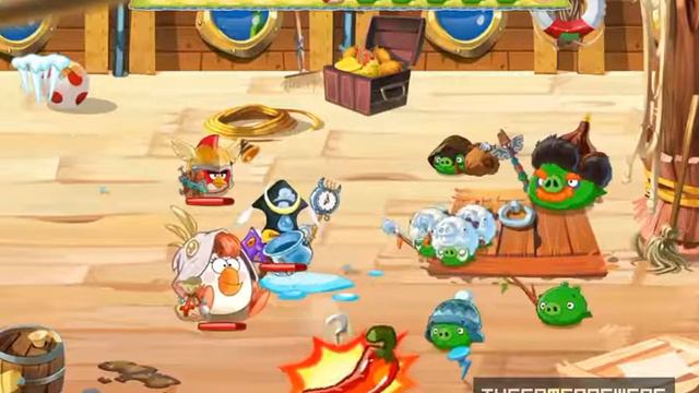 Angry Birds Epic - Chronicle Cave 4: Cure Cavern 3 Walkthrough Gameplay смотреть онлайн