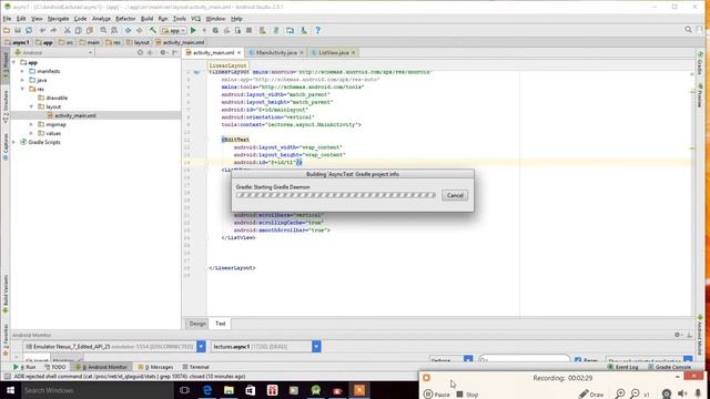 Best Android Course: Async Task with example: part 1 смотреть онлайн