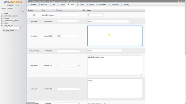How to Reset a WordPress Admin Password from phpMyAdmin Database смотреть онлайн
