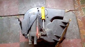 снимаем улитку печки таврия