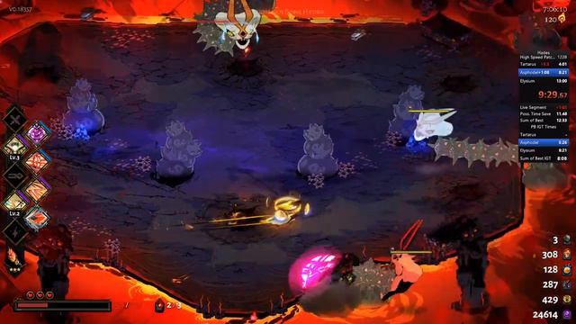 Hades Speedrun - High Speed 120 Heat% (13:16 IGT 16:59 RTA) Old Patch смотреть онлайн
