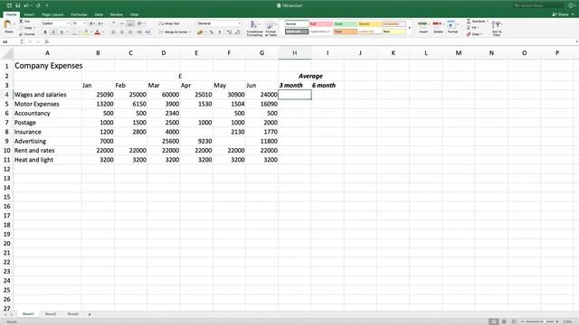 AAT Level 3 Osborne Books Excel Chapter 6 Exercise 1 Stage 1 смотреть онлайн