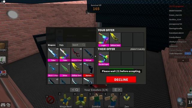 MM2 trade got chroma darkbringer! смотреть онлайн