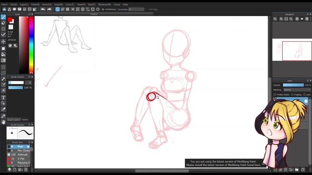 How I draw Gacha to Anime | VEIKK VK1060PRO Drawing Tablet Review смотреть онлайн