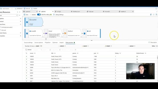 ADF: How to delete missing source rows from your target database using data flows смотреть онлайн