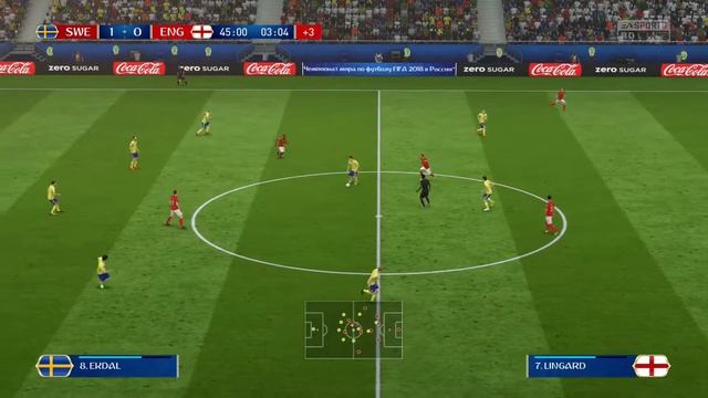 2018 FIFA World Cup Simulation: Sweden vs. England #SWEENG смотреть онлайн