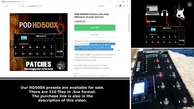 Line 6 POD HD500x Clean & Overdrive - John Mayer-inspired Free Preset