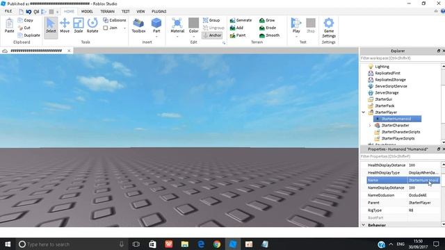How to make a Starter Character Morph in ROBLOX 2017 смотреть онлайн