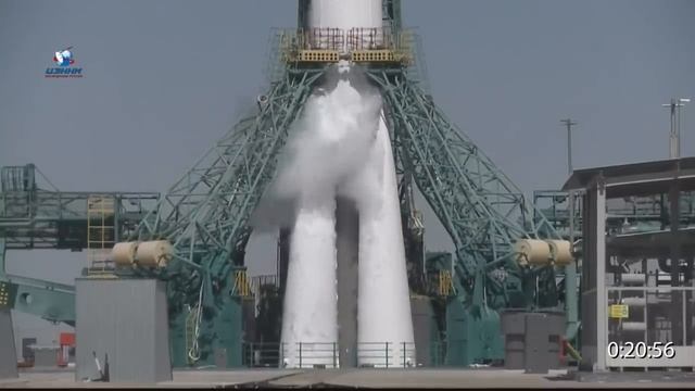 Техническая трансляция пуска ракеты-носителя «Союз-2.1б» с космодрома 